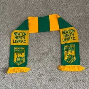 Manchester United Newton Heath Green and Yellow Scarf